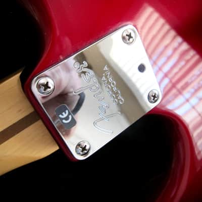 Fender American Lone Star Stratocaster HSS CAR Pearloid Guard HSS Seymour Duncan Pearly Gates Texas Specials OHSC Circa-1999-Candy Apple Red image 15
