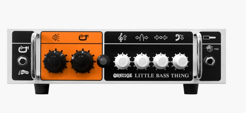Orange Little Bass Thing 500-Watt Bass Amp Head 2020 - Present - White / Orange / Black image 1