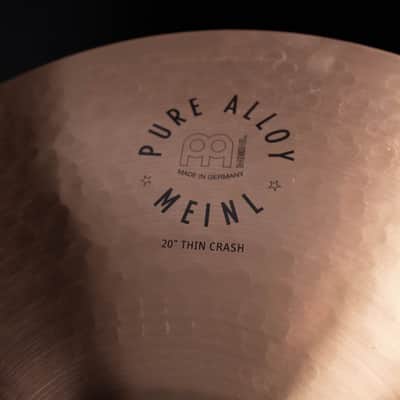 Meinl 20" Pure Alloy Traditional Thin Crash image 3