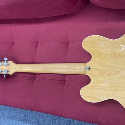 Epiphone Dot Semi Hollow Body 1997 - Natural w/ Case Made in Korea image 12