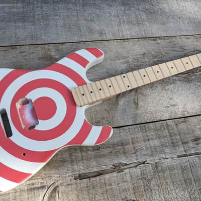 Hair metal 80's Tribute Bullseye Body and Neck DIY image 6