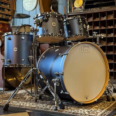 NEW DW Design Series Drum Set in Blue Slate - 18x22, 8x10, 9x12, 14x16 image 1