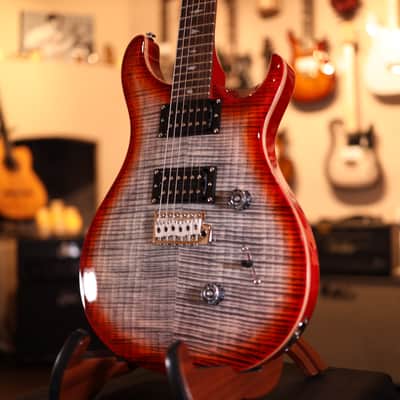 PRS SE Custom 24 - Charcoal Cherry Burst 2509 image 1