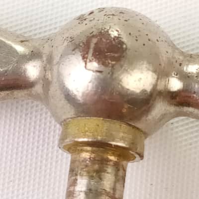 Leedy"L"15.5"Bow-Tie 1+ 14x26/28"Bass-Drum Single-Tension T-Rod Nickel 12-24 30s image 3