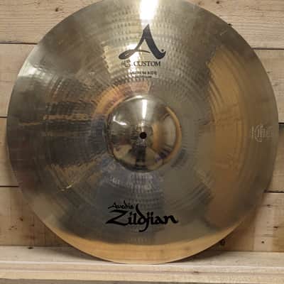 Zildjian 20" A Custom Medium Ride Cymbal 2002 - Present - Brilliant image 1