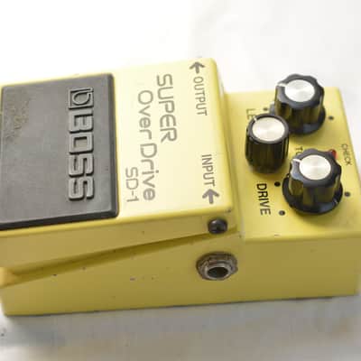 BOSS SD-1 Super OverDrive Black Label Made in Taiwan 1995 imagen 7