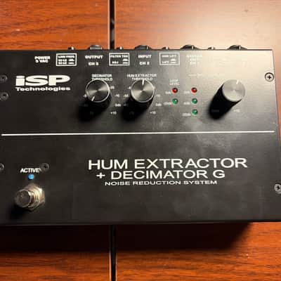 ISP Technologies Hum Extractor + Decimator G Noise Reduction System 2010s - Black image 1