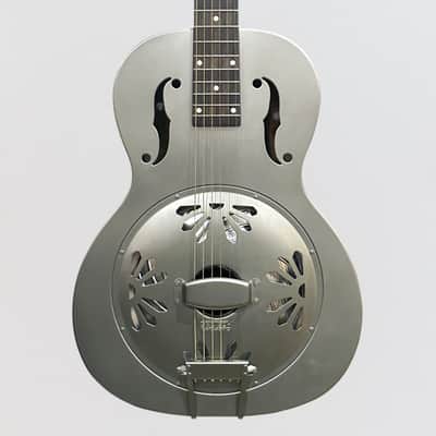 Gretsch G9201 Honey Dipper Round-Neck Resonator Guitar - Weathered "Pump House Roof" image 1