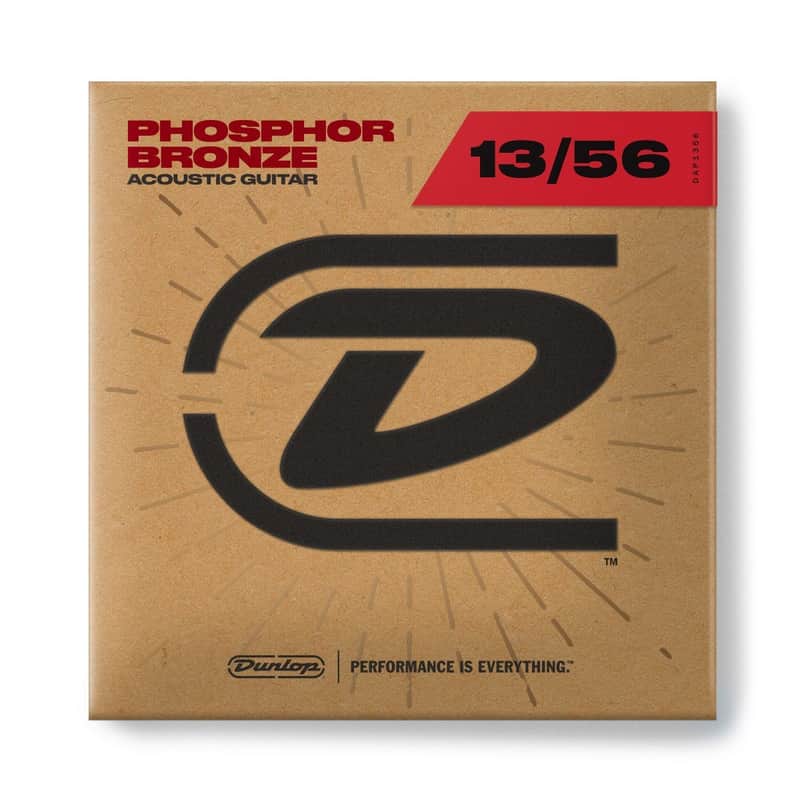 Jim Dunlop Dunlop DUNLOP ACOUSTIC STRINGS, PHOS MED 13-56 image 1