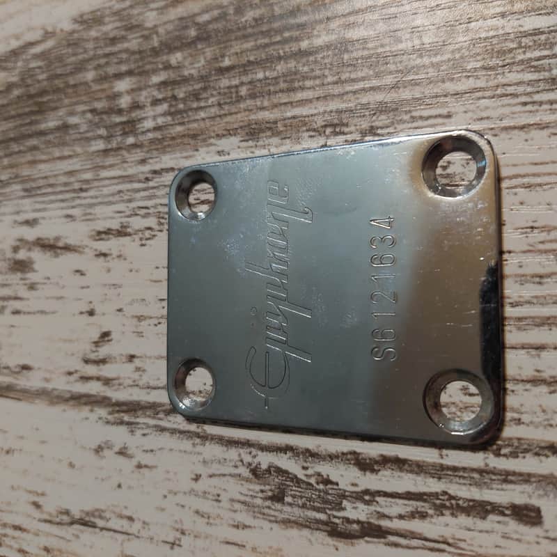 Epiphone Bolt Plate S Serial Number MIK Samick image 1