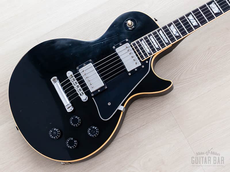 1978 Gibson Les Paul Standard Vintage Guitar Ebony w/ T Tops, Case image 1