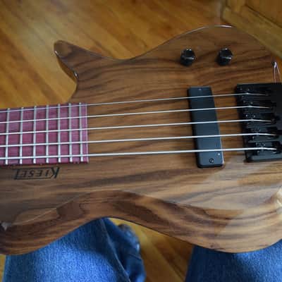 Kiesel Zeus Bass, 5 string ZB5 model , 2018 , exotic wood build, Outstanding condition & tone image 17