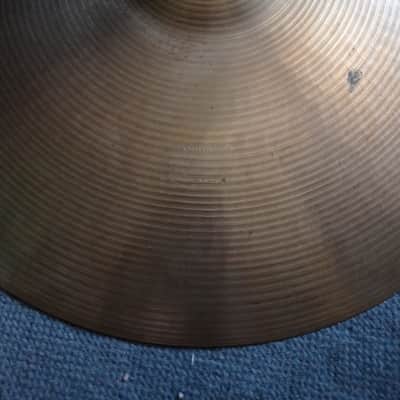 Vintage Paiste Formula 602 19" Medium Ride/Crash (Pre-Serial) - 2052g - Small Crack image 4