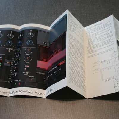 Fostex X-15 1983 Four Track Cassette Recorder Brochure - The Beatles Sgt. Pepper George Eastman image 2