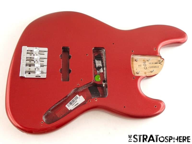 Fender American Ultra II Jazz Bass BODY & HARDWARE USA Guitar Sinister Red image 1