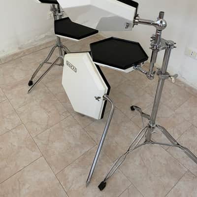 SIMMONS SDS8 1984 WHITE DRUMS KIT VINTAGE ORIGINAL 80's image 16
