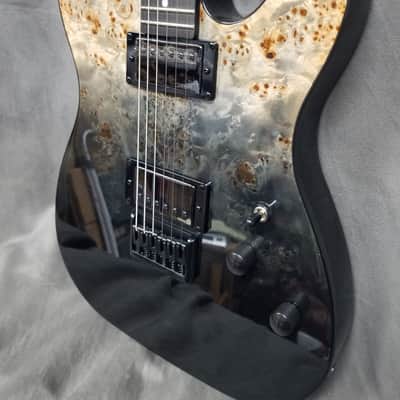 Schecter PT Standard Black Fade Burst Burl image 2