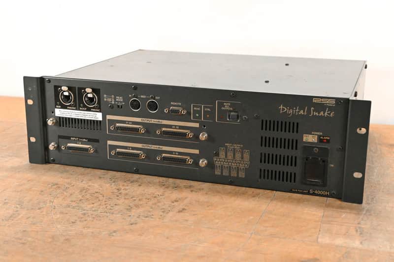 Roland S-4000H Digital Snake 32 x 8 Front of House Unit CG01R4F image 1
