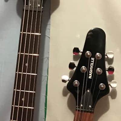 NEW DOUBLE NECK GUITAR BASS COMBO SIX STRING GUITAR FIVE BASS HARDE CASE INCLUDED TWO INPUT JACKS image 3