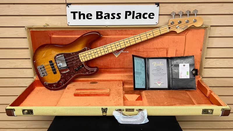 Fender Custom Shop 59 P Bass Special - New Old Stock - Honey Burst - 8.8 lbs - Serial #R147764 image 1