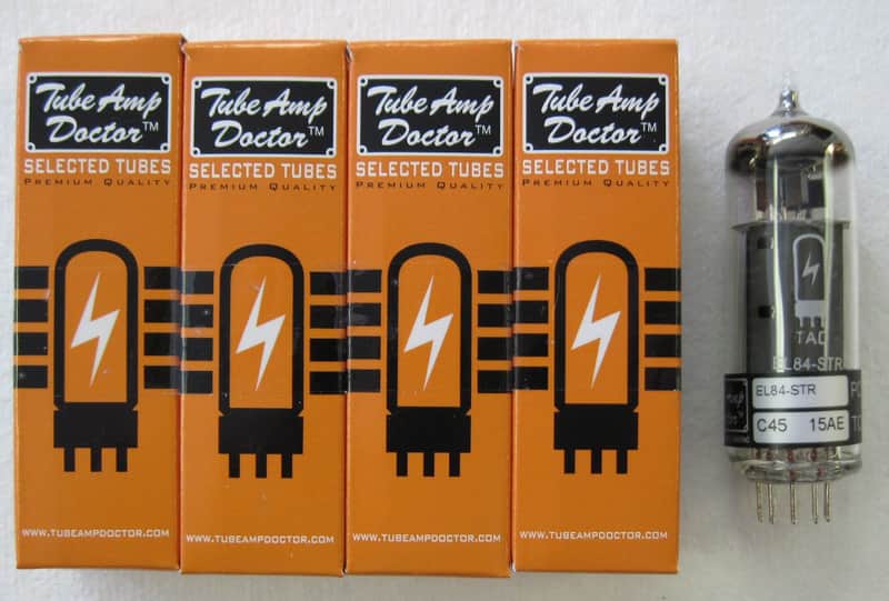 Tube Amp Doctor TAD EL84-STR Premium Selected Matched Quartet image 1