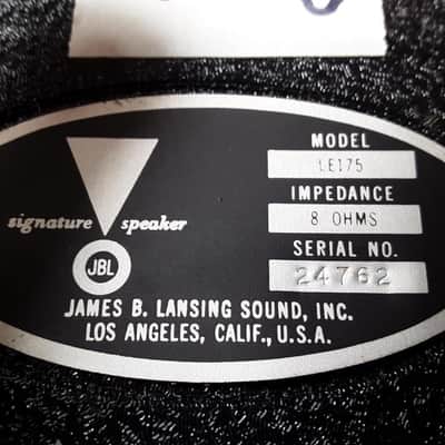 JBL Speaker Cabinet Components - N1200 crossovers, 130A 15" woofers, LE175 horns image 9