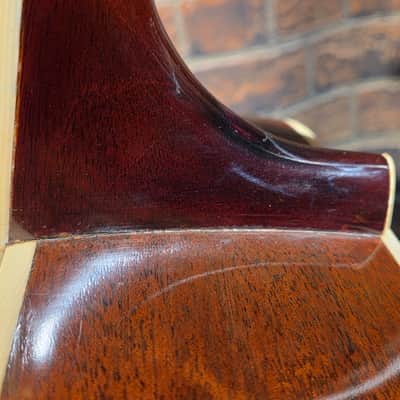 Vintage 1960s Harmony H1260 Sovereign Refinished Sunburst - Neck Set $ Repaired Cracks image 13