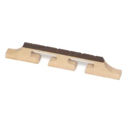 6 String Banjo Bridge, Maple and Rosewood, 1/2" Height | Lot of 6 (BBR-6-6) image 3