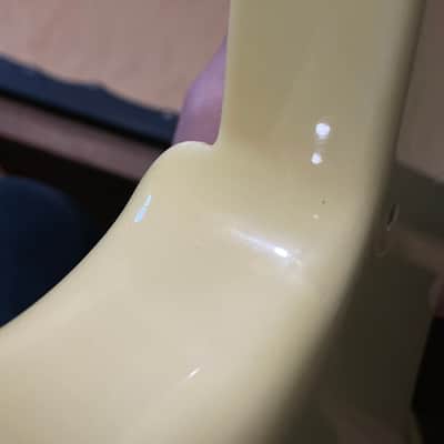 1985 Made in Japan Kramer Focus 3000 Cream Guitar Body Floyd Ready image 7