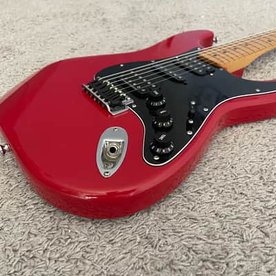 Fender Standard Stratocaster 1994 MIM HSH Torino Red Vintage Modified Guitar image 3