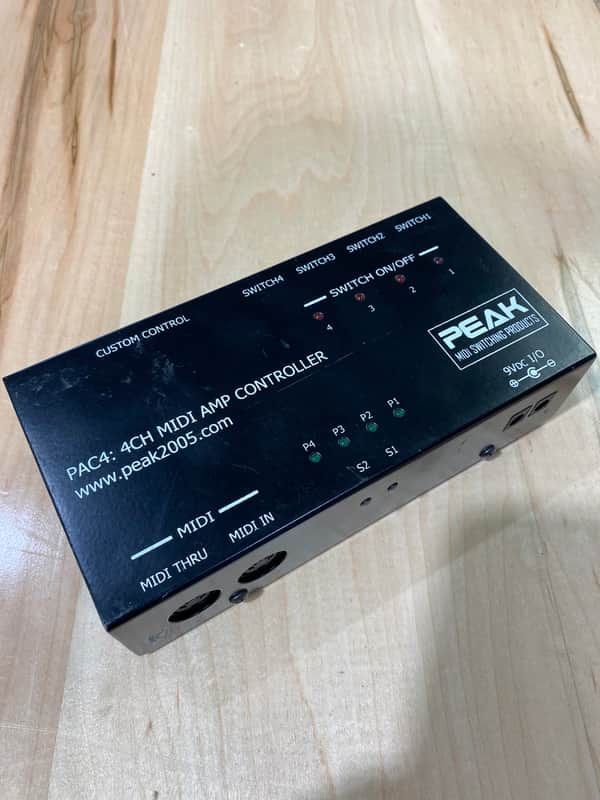 Peak Pac4 4ch MIDI Amp Controller image 1