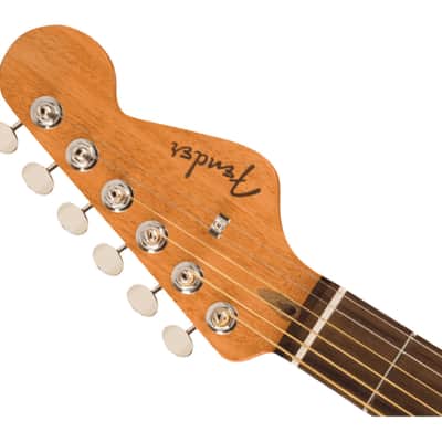 Used Fender Highway Series Dreadnought Acoustic - All-Mahogany w/Rosewood FB image 4