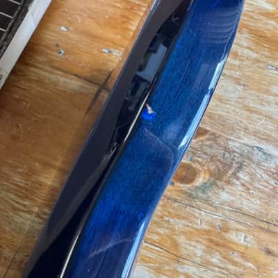 Warmoth SG Style P-90's Loaded Body 2015 - Blue image 7