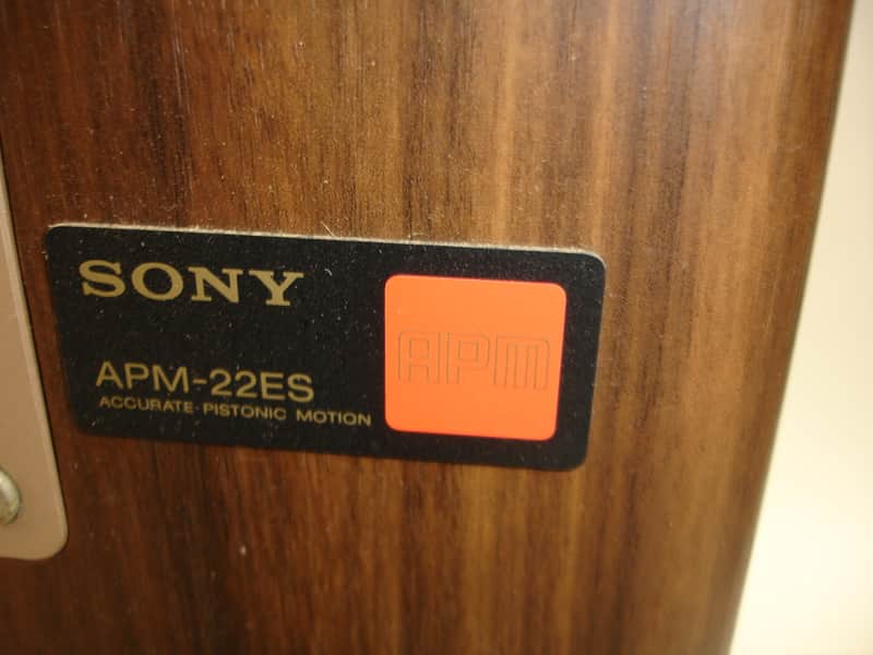 Vintage Sony APM-22ES Speaker (PAIR) TESTED & SOUND AMAZING | Reverb