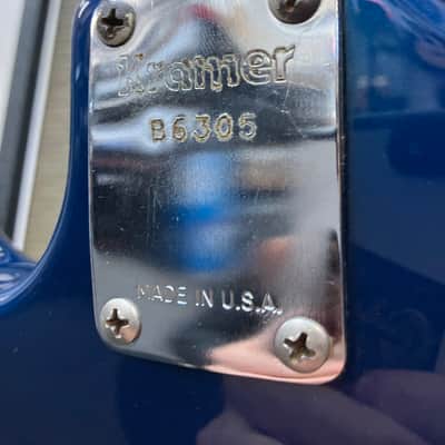 Kramer Pacer Imperial PC1-1 1981-1982 - Metallic Blue image 12
