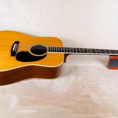 Martin D-35 1976 Natural Vintage Dreadnought Acoustic w/ OHSC image 3