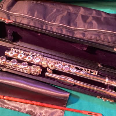 EF Dean-Step Up or Intermediate Flute for Advanced Student-Silver Head-NOS-Nice image 1