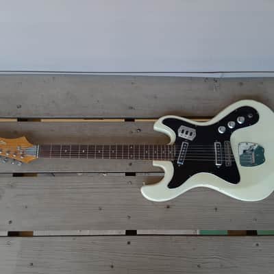 Vintage 1966 Pleasant (Dyko) SEV 218 Electric Guitar! Japan-Built, Groovy! image 2