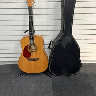Rare American Acoustech ESVL-1 Natural Acoustic Guitar with Hard Case [Left Handed] image 1