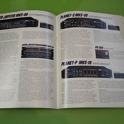 Roland Synthesizer Catalogue 1986 - Keyboards Vol 8 image 3