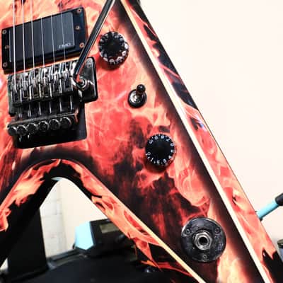 2007 Dean Dimebag Razorback V255 Explosion Guitar image 22