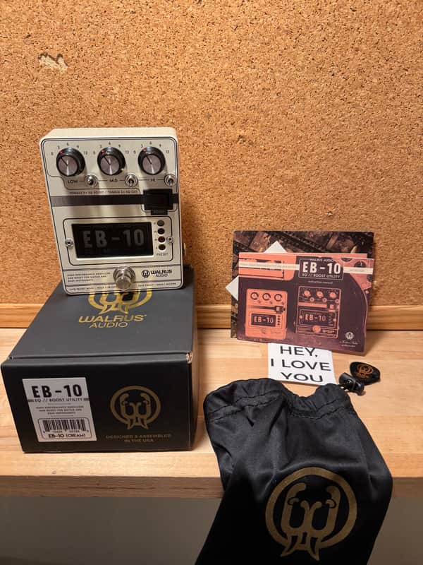 Walrus Audio EB-10 Preamp/EQ/Boost 2020 - Cream image 1