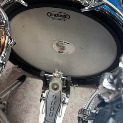 Ludwig Vintage Drum Set  1969 - Blue Sparkle image 6