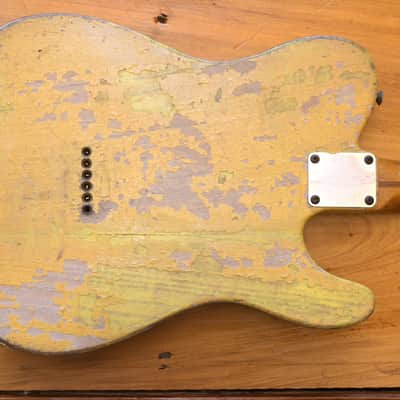 Left handed Lefty LH Fender Telecaster 1951 Butterscotch-The First One EVER Made WATCH THE VIDEO image 14