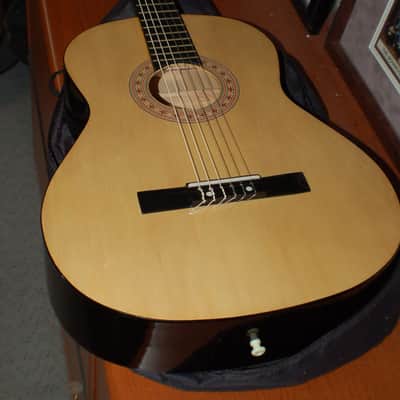 Roy Clark Signature Classical Guitar New Strings Gigbag 1990's Natural image 10