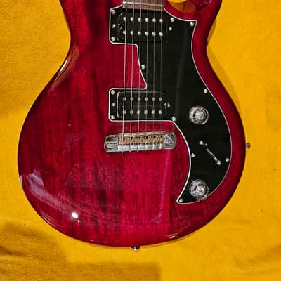 Fernandes APG-100 Double Cut Set Neck Mahogany w/Carved Maple Cap