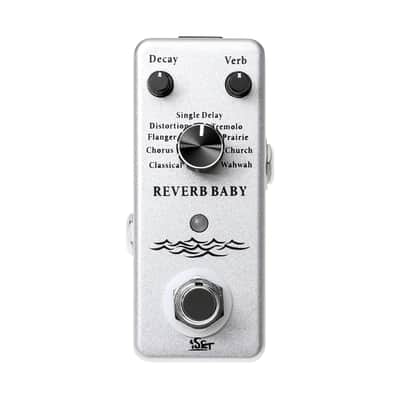 ISET Digital Reverb Guitar Pedal with 9 Modes Guitar Effect Pedal Wide Range Multi Reverb For Electric Guitar And Acoustic Guitar Buffer Bypass image 1