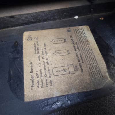 Fender Reverb Tank Unit 1964 repainted black, Pre-CBS image 11