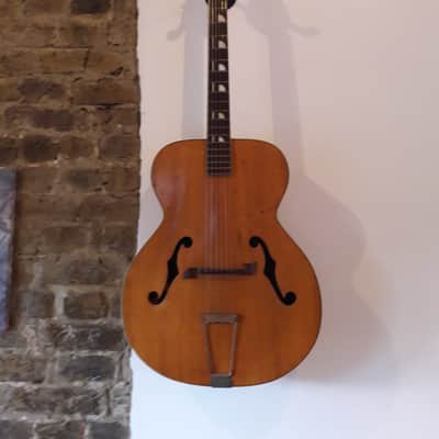 Kay 17" art deco high end archtop 1950 Antique Blonde image 1