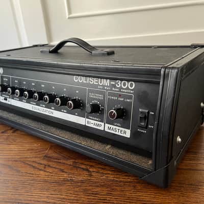 Sunn Coliseum-300 300-Watt Bass Amplifier Head 1980s - Black image 5